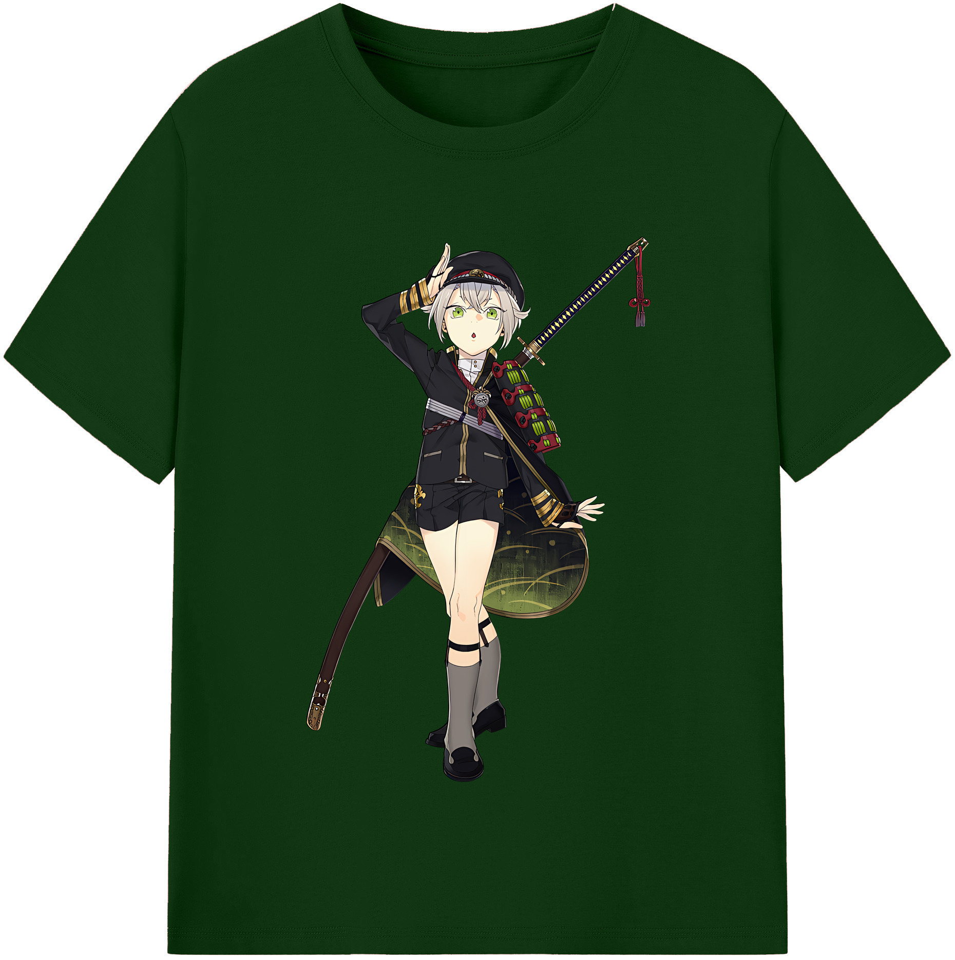 （画像用） 刀剣乱舞 Touken Ranbu 綿100％半袖Tシャツ（フロントプリント）